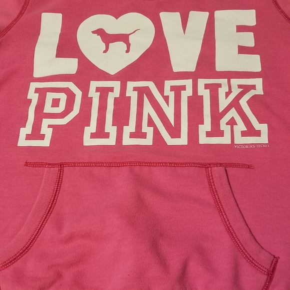 VICTORIA'S SECRETS PINK sweatshirt w pouch pocket - Picture 2 of 4